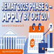 JEMAT 2025 Phase 2 Schedule Released; Register Now @cetmat.formflix.com Till October 20